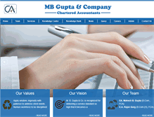 Tablet Screenshot of mbgupta.com